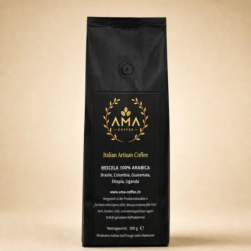 Ama Premium 100 % Arabica – ganze Bohnen, 500 g