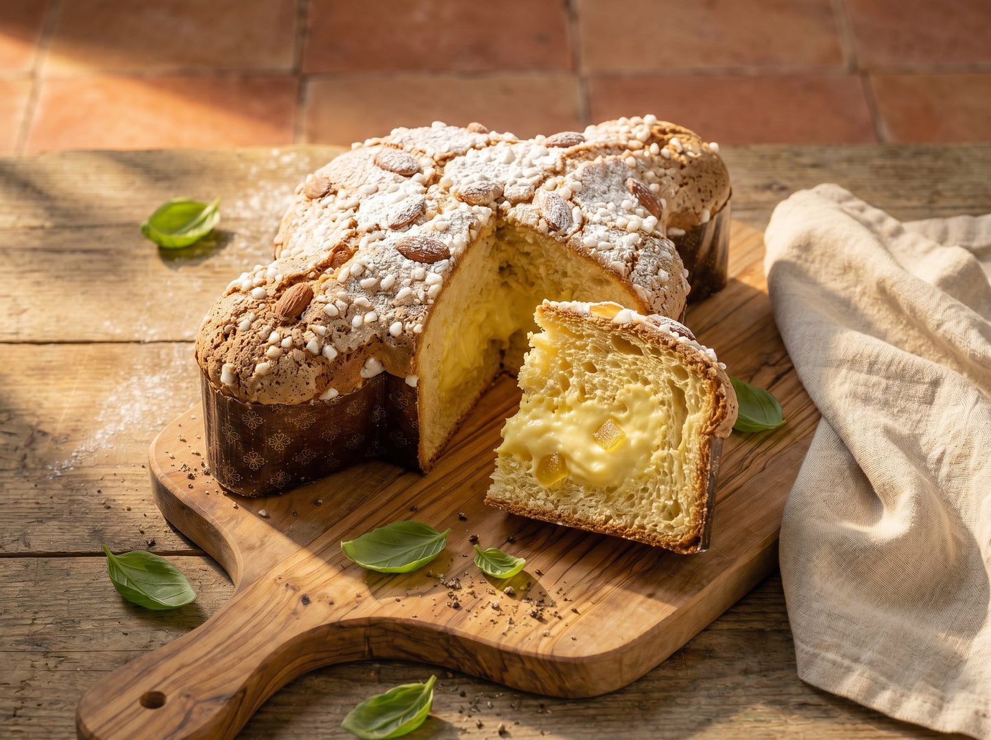 Panettone Doppio Cioccolato mit kleinen Schokostücken