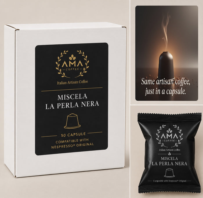 La Perla Nera – 50 Nespresso®-kompatible Kapseln