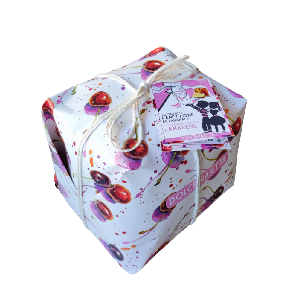 Panettone weisse Schokolade und Kirschen – Vorbestellung