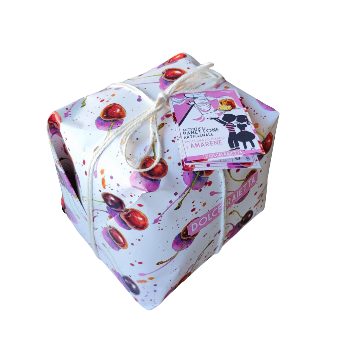 
                  
                    Panettone weisse Schokolade und Kirschen – Vorbestellung
                  
                