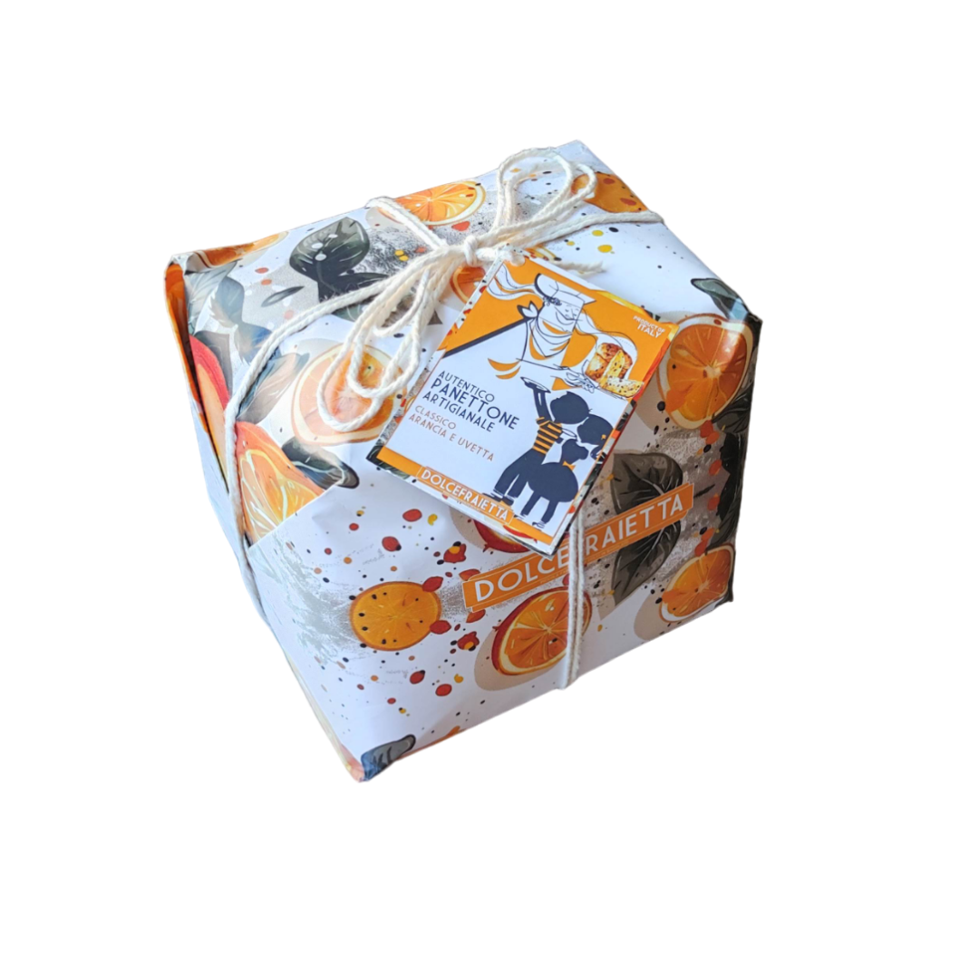 
                  
                    Panettone Rosinen und kandierte Orangen – Vorbestellung
                  
                